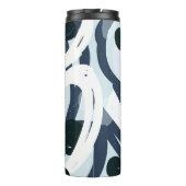 Abstrakte Kunst: Nahtlose Malerei Thermosbecher (Rückseite)