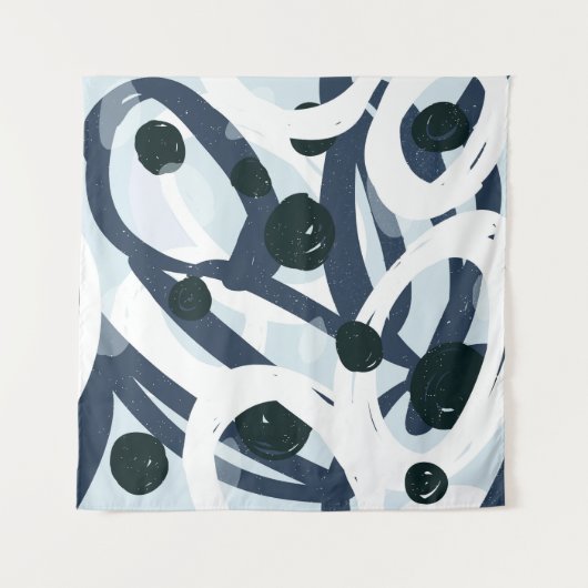 Abstrakte Kunst: Nahtlose Malerei Wandteppich (Vorderseite)