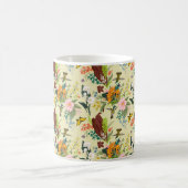 Abstrakte Kunst nahtlose Muster-Allover-Design-Bac Kaffeetasse (Mittel)