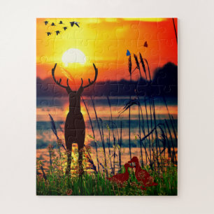 Abstrakte Kunst Natur 16"x 20", 56 Teile Puzzle