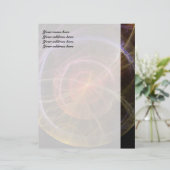 Abstrakte Kunst - Neue Welt Briefbogen (Stehend Vorderseite)