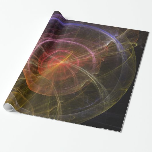 Abstrakte Kunst - Neue Welt Geschenkpapier (Ungerollt)
