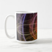 Abstrakte Kunst - Neue Welt Kaffeetasse (Links)