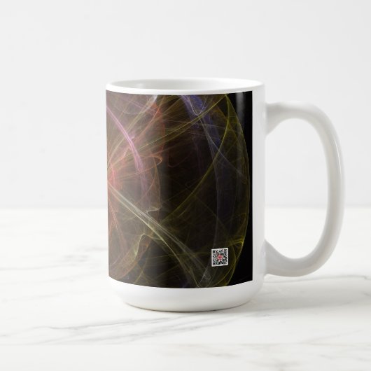Abstrakte Kunst - Neue Welt Kaffeetasse (Rechts)
