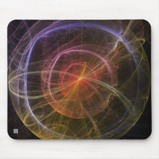 Abstrakte Kunst - Neue Welt Mousepad (Vorne)
