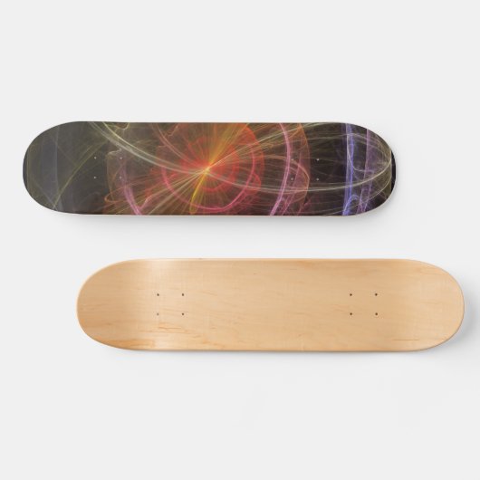 Abstrakte Kunst - Neue Welt Skateboard (Horizontal)