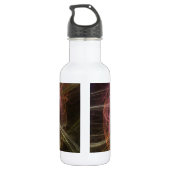 Abstrakte Kunst - Neue Welt Trinkflasche (Rückseite)