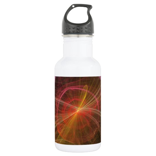 Abstrakte Kunst - Neue Welt Trinkflasche (Vorderseite)