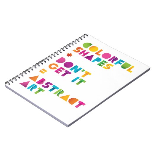 Abstrakte Kunst Notizblock (Linke Seite)