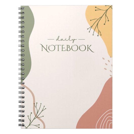 Abstrakte Kunst Notizblock (Vorderseite)