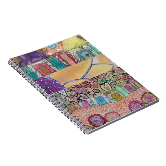 Abstrakte Kunst Notizblock (Rechte Seite)