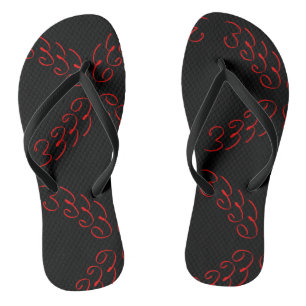 Abstrakte Kunst Nummer 3 Muster Flip Flops Badesandalen