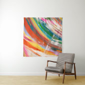 Abstrakte Kunst Ölpinselstriche. o Wandteppich (Beispiel (Horizontal))