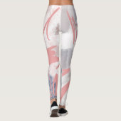 Abstrakte Kunst Original Moderne Leggings (Rückseite)