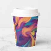 Abstrakte Kunst Pappbecher (Rückseite)