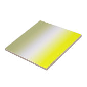 Abstrakte Kunst Pastellgelb Weiß Grau Fliese (Seite)