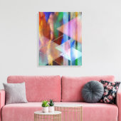 Abstrakte Kunst - Pastorale Mitternacht - Rechteck Leinwanddruck (Insitu (Wohnzimmer))