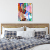 Abstrakte Kunst - Pastorale Mitternacht - Rechteck Leinwanddruck (Insitu (Schlafzimmer))