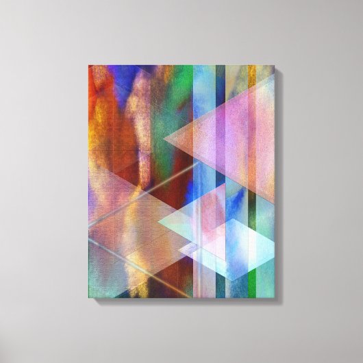 Abstrakte Kunst - Pastorale Mitternacht - Rechteck Leinwanddruck (Vorderseite)