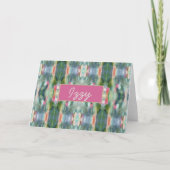 Abstrakte Kunst Personalisierte Mitteilungskarten (Vorderseite)