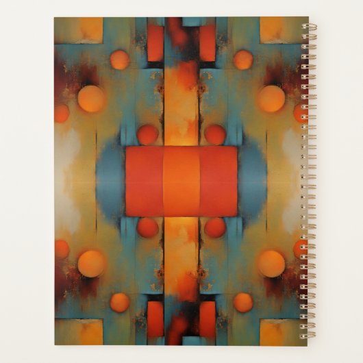 Abstrakte Kunst Planer (Rückseite)