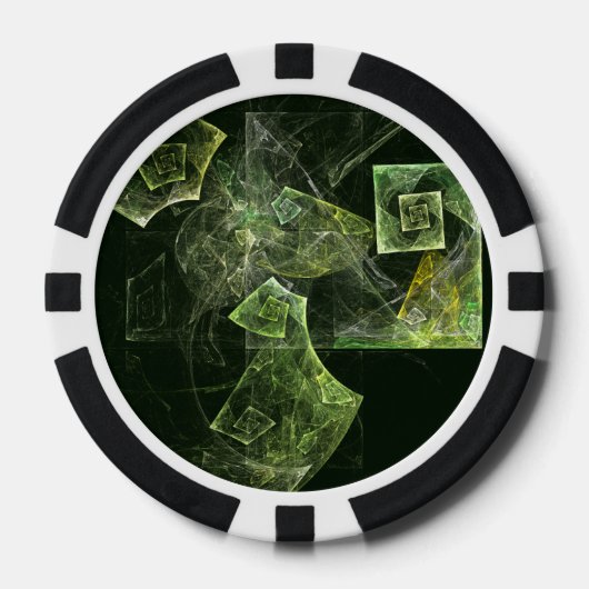 Abstrakte Kunst Pokerchips (Vorderseite)