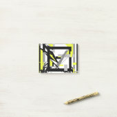 Abstrakte Kunst Post-it Klebezettel (Auf Schreibtisch)