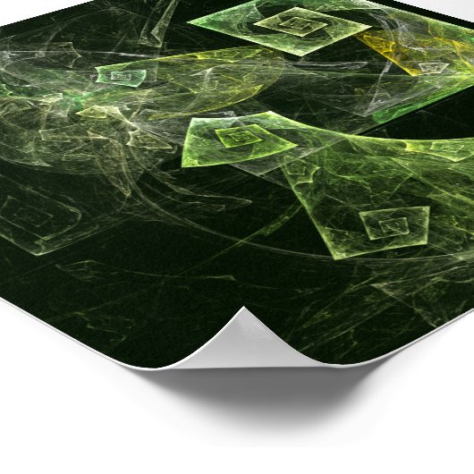 Abstrakte Kunst Poster (Ecke)