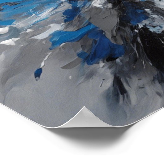 Abstrakte Kunst Poster (Ecke)