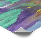 Abstrakte Kunst Poster (Ecke)