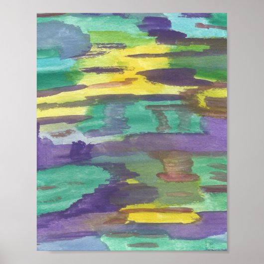 Abstrakte Kunst Poster (Vorne)
