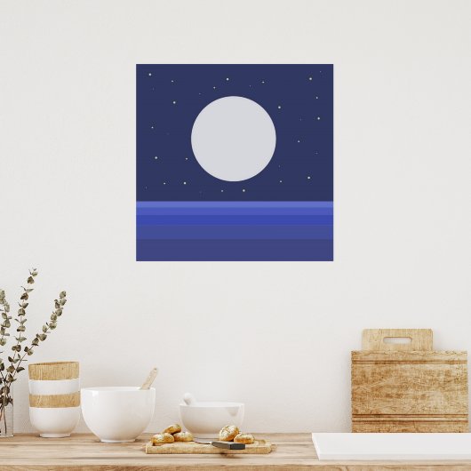 abstrakte Kunst Poster (Küche)