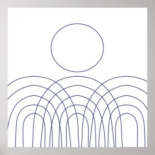 abstrakte Kunst Poster (Vorne)