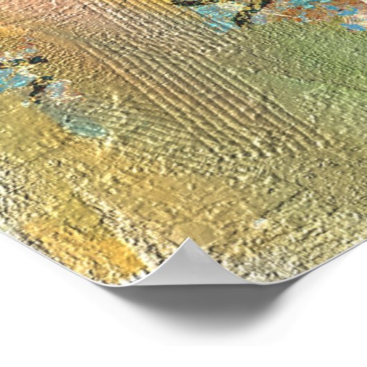 Abstrakte Kunst Poster (Ecke)