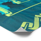 Abstrakte Kunst Poster (Ecke)