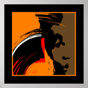 Abstrakte Kunst Poster