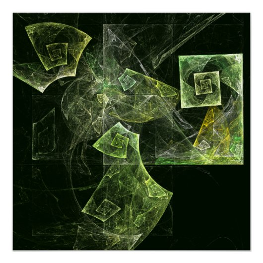 Abstrakte Kunst Poster (Vorderseite)