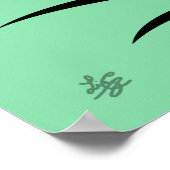 Abstrakte Kunst Poster (Ecke)