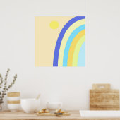 abstrakte Kunst Poster (Küche)