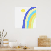 abstrakte Kunst Poster (Küche)