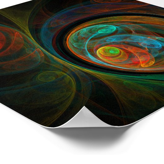 Abstrakte Kunst Poster (Ecke)