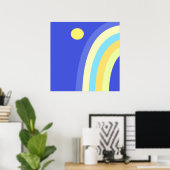 abstrakte Kunst Poster (Heimbüro)