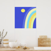 abstrakte Kunst Poster (Küche)