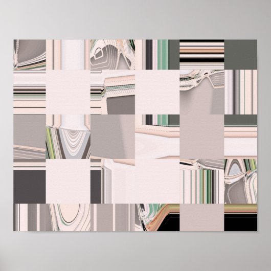 Abstrakte Kunst Poster (Vorne)
