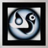 Abstrakte Kunst Poster (Vorne)