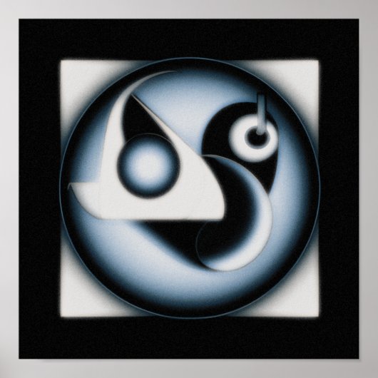 Abstrakte Kunst Poster (Vorne)