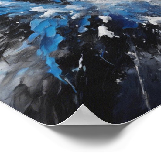 Abstrakte Kunst Poster (Ecke)