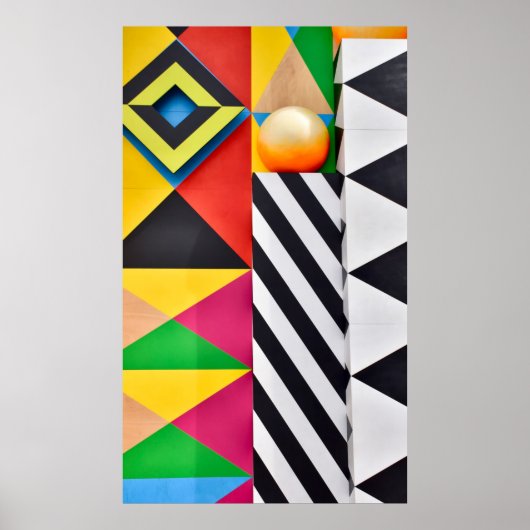 Abstrakte Kunst Poster (Vorne)