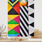 Abstrakte Kunst Poster (Küche)