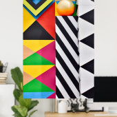 Abstrakte Kunst Poster (Heimbüro)